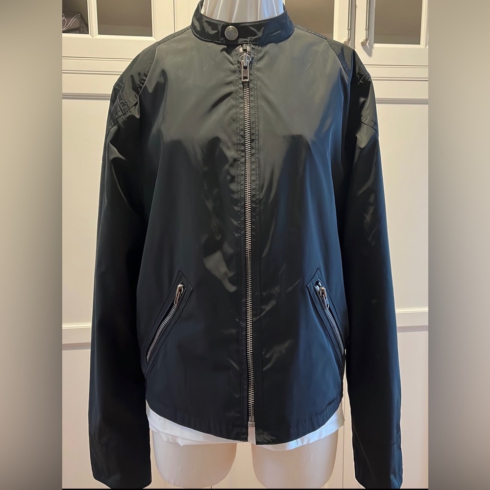 COACH Biker Motorcycle Bomber Jacket Medium EUC Like new Moto